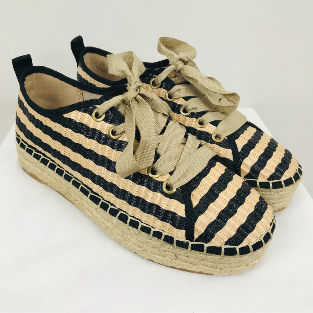 Sam Edelman Celina Striped Raffia Espadrille